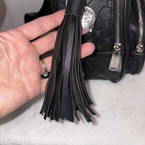 Steve Madden Black BBLOGO Backpack w/ Tassel Clasp NWT - Picture 6 of 12